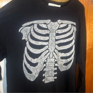 MNML long sleeve skelly shirt